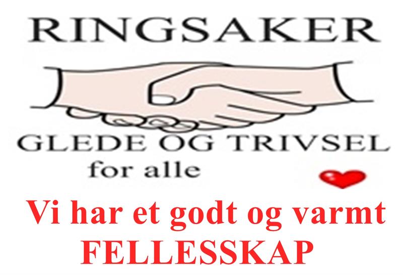 Plakat Ringsaker Glede og trivsel for alle Årets første sammenkomst