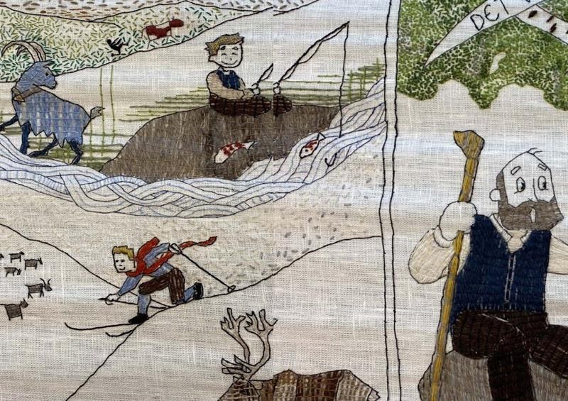 Detalj frå Vinjerevla