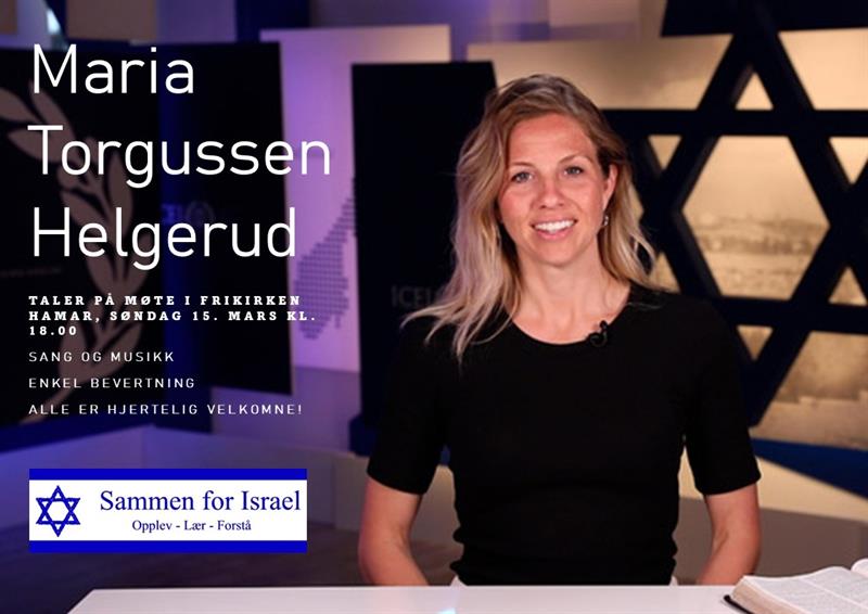 Plakat Sammen for Israel