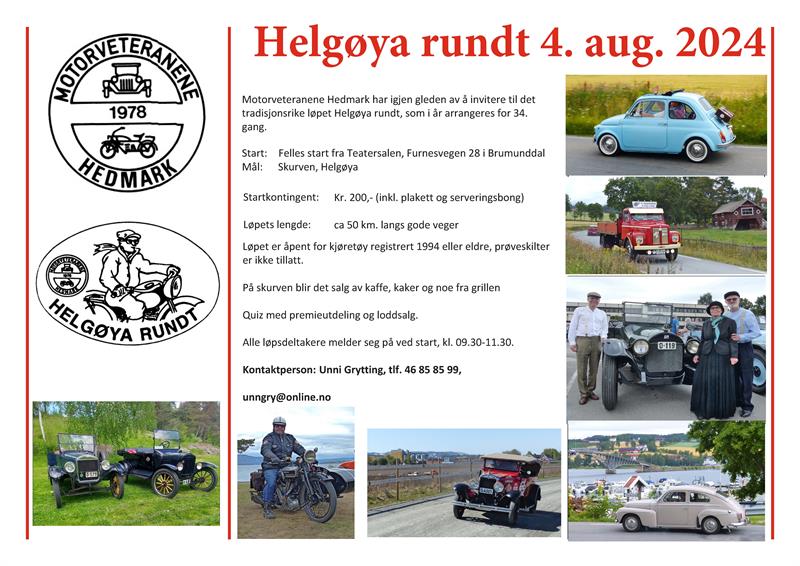 Plakat Helgøya rundt