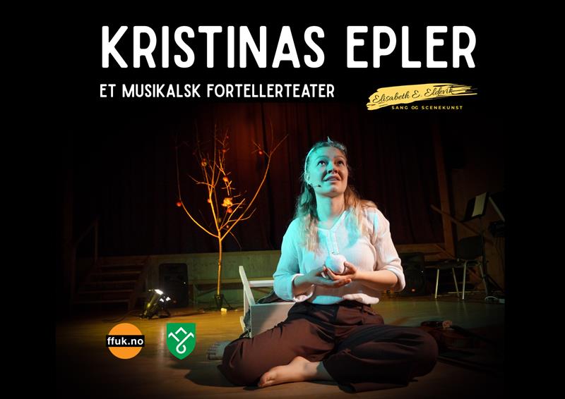 Plakat MIGRASJON2025 // Kristinas epler - et musikalsk fortellerteater