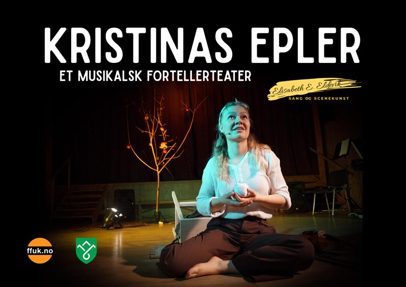 Plakat MIGRASJON2025 // Kristinas epler - et musikalsk fortellerteater