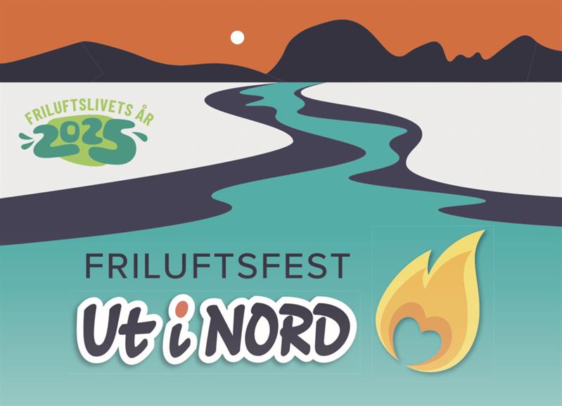Plakat Friluftsfest Ut i Nord