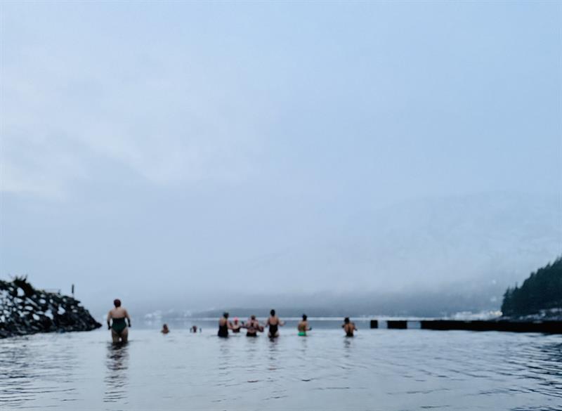 Fredagsbad i Fyresvatn