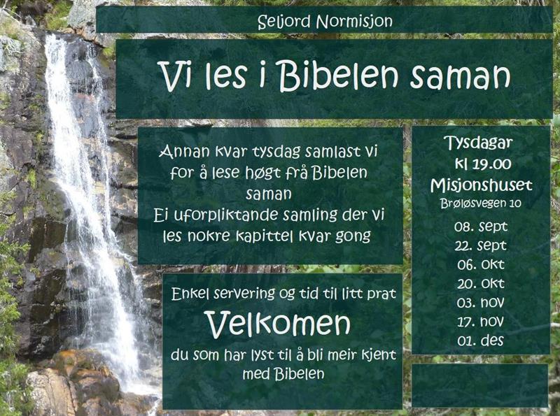 Vi les i Bibelen saman - Vest-Telemark.no
