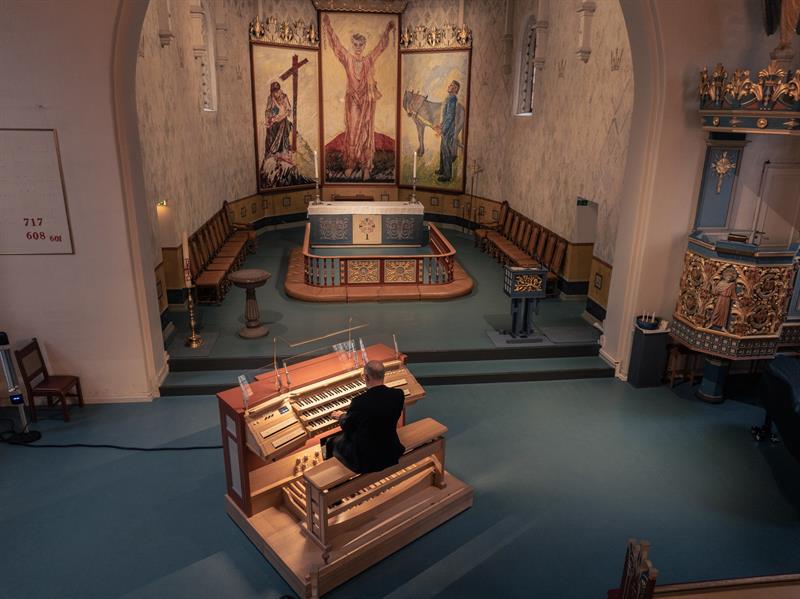 Plakat Lunsjkonsert i Hamar domkirke