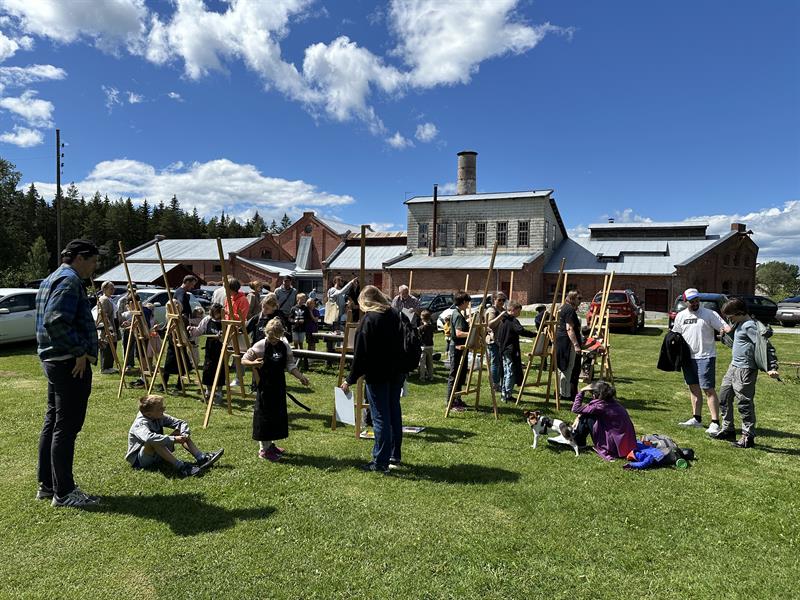 Plakat Gratisfestival for kreative barn og voksne