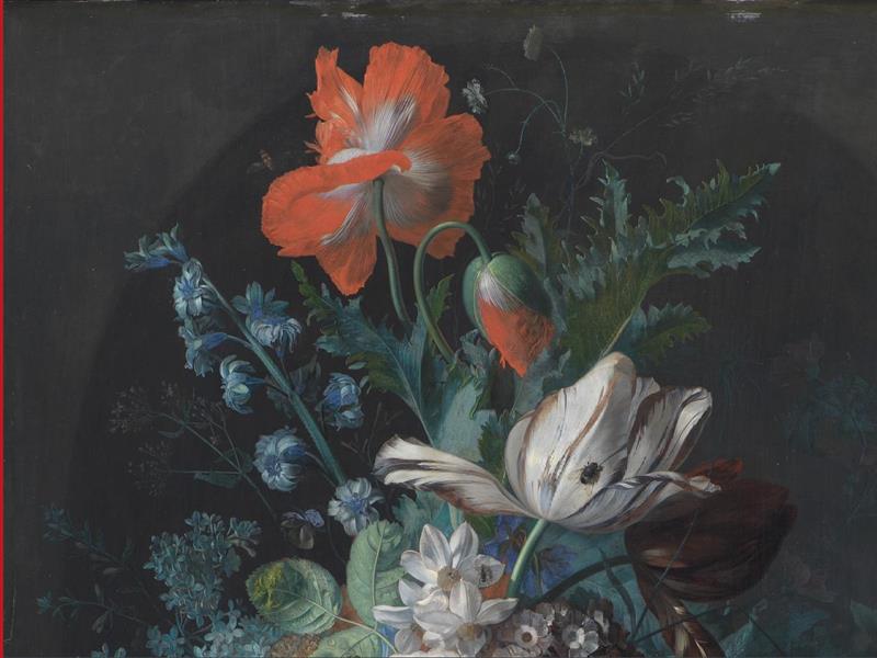 Plakat Jan van Huysums Blomsterstykke