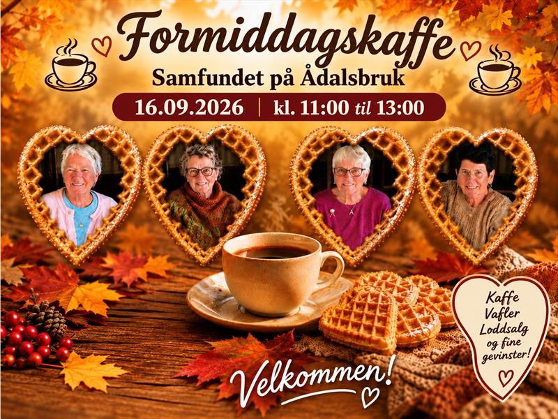 Plakat Formiddagskaffe