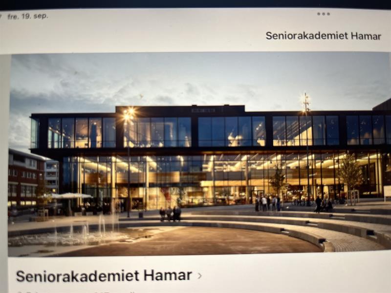 Plakat SENIORAKADEMIET HAMAR