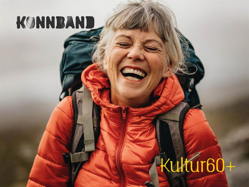Plakat Kultur60+ // Aktivitetsdag på Kjonerudtunet