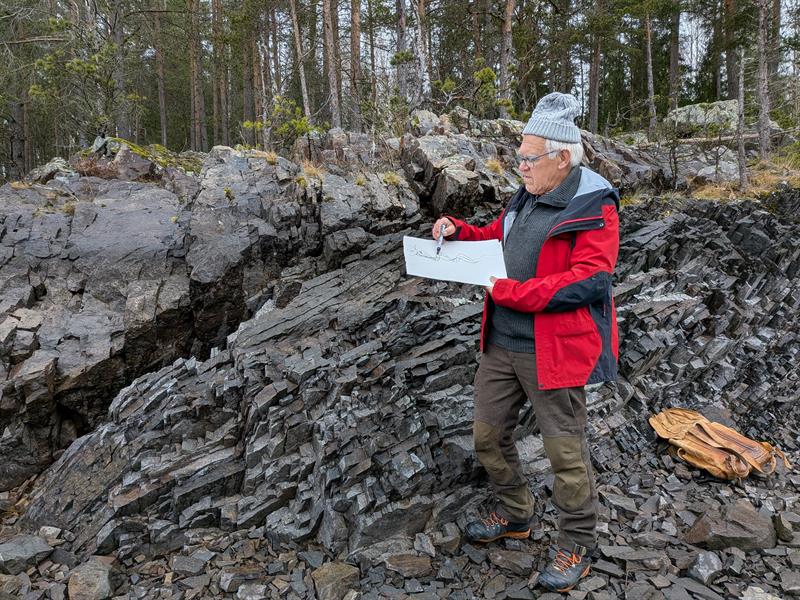Plakat Geologi kurs i Hedmark geologiforening