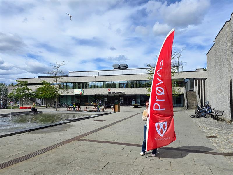 Plakat PrøvÅs 2026 – gratis aktivitetsfest i hele Ås