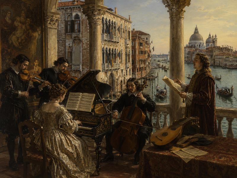 Plakat Italia Mia - Musikk fra 1600-tallets Italia