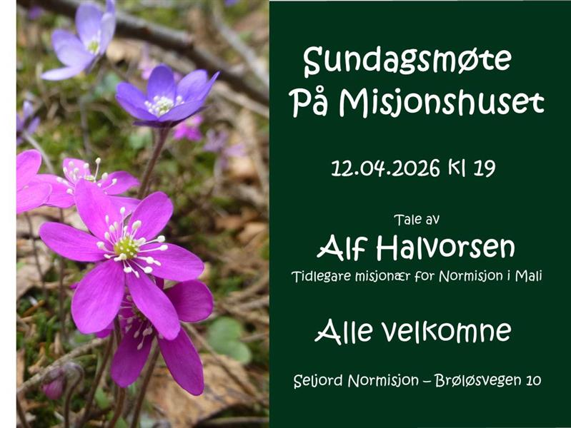 Sundagsmøte på Misjonshuset i Seljord - Vest-Telemark.no