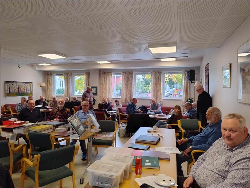 Plakat Samlertreff for frimerke og postkortsamlere