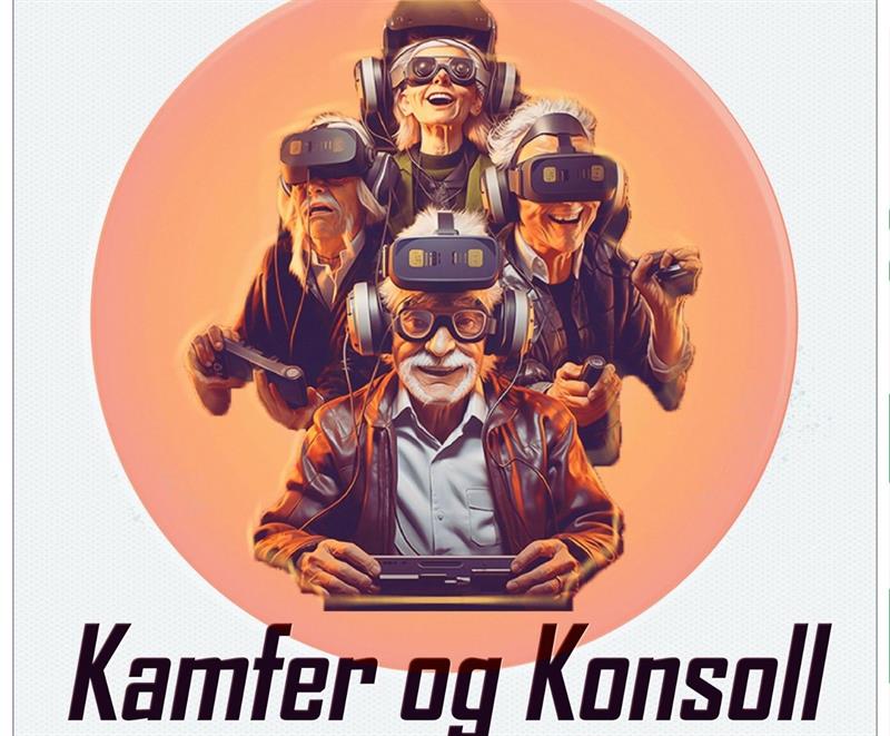 Plakat Kamfer og konsoll, Digitale spill for seniorer