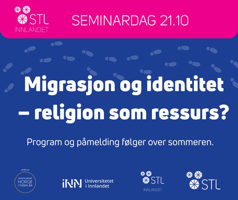Plakat MIGRASJON2025 Migrasjon og identitet – religion som ressurs?