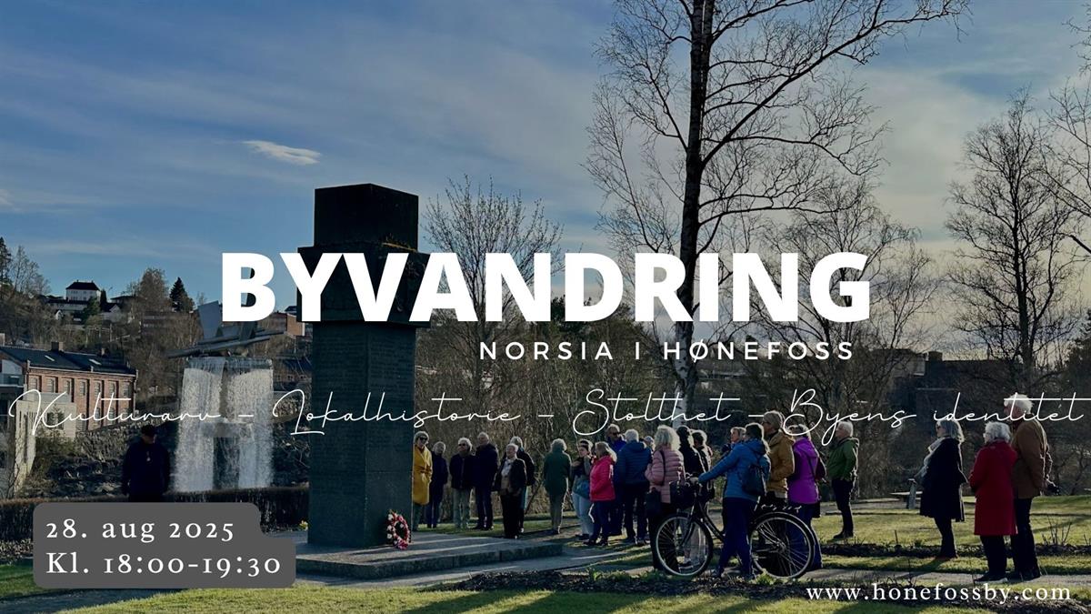 Byvandring i Hønefoss