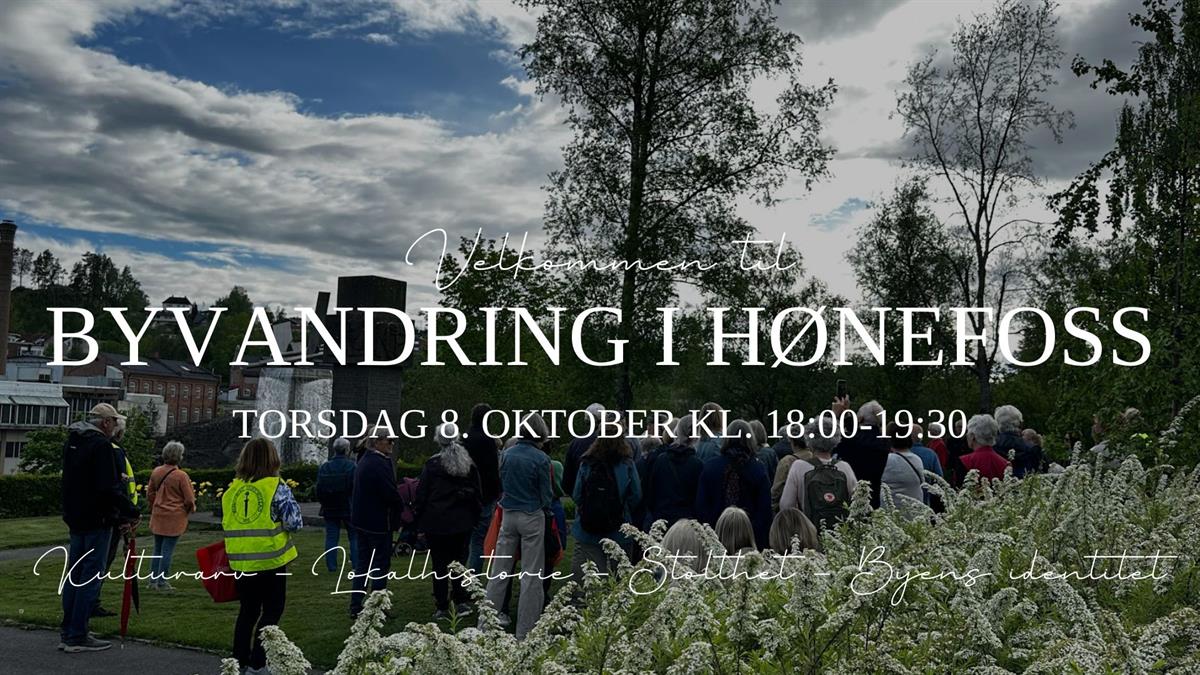 Byvandring i Hønefoss