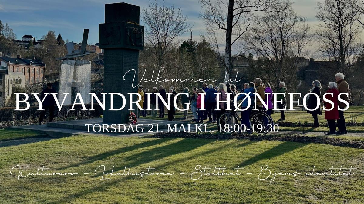 Byvandring i Hønefoss