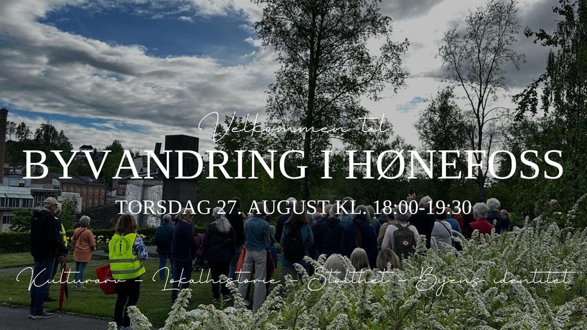 Byvandring i Hønefoss