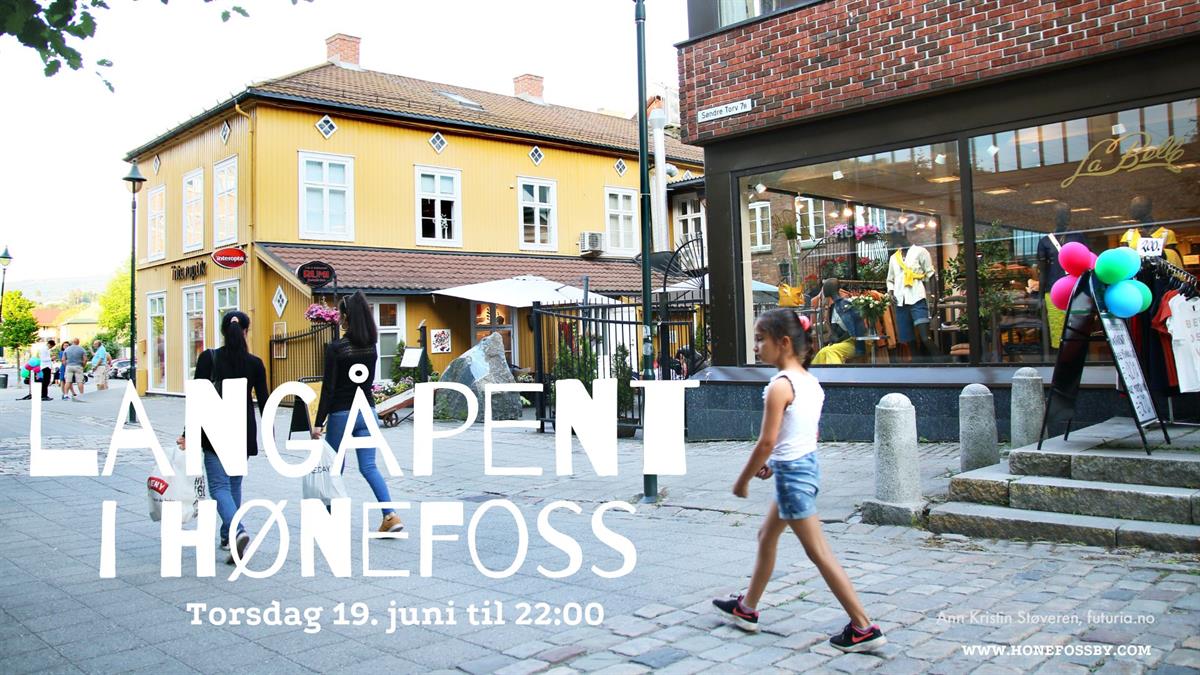 Langåpent i Hønefoss