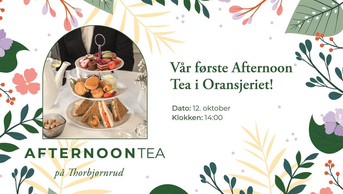 Afternoon Tea på Thorbjørnrud, Søndag 12. oktober ☕