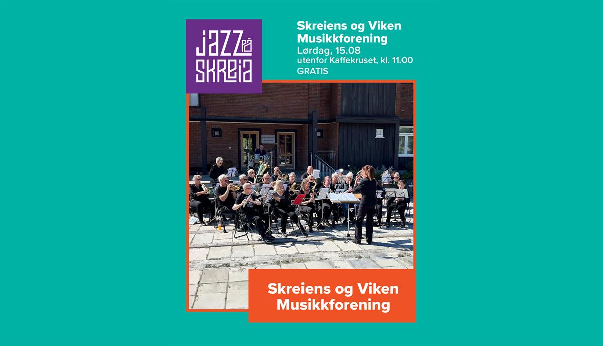 Sommerkonsert med Skreiens og Viken Musikkforening