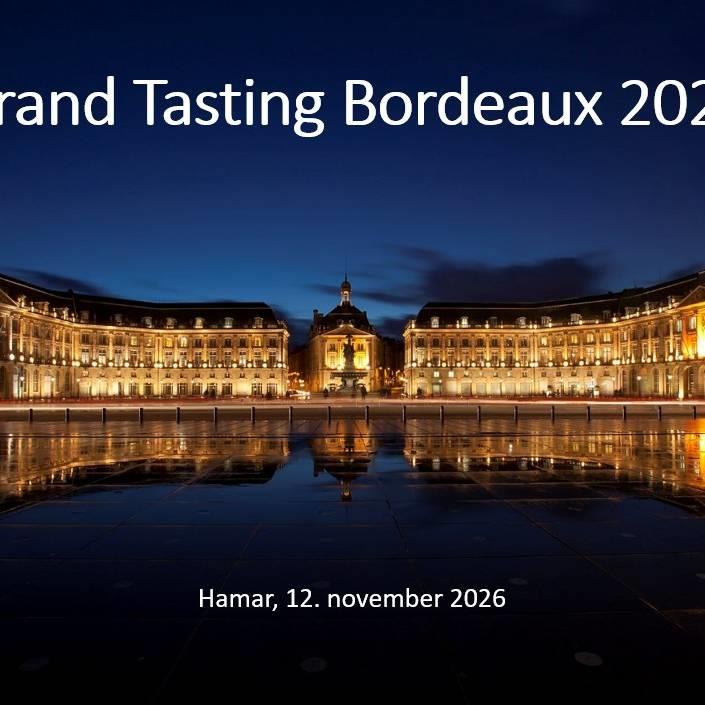 Plakat Grand Tasting Bordeaux 2023 - Hamar