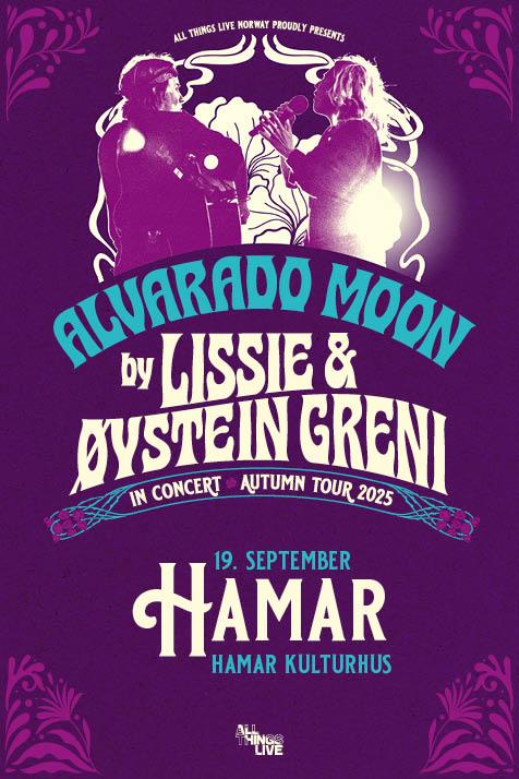 Plakat Lissie og Øystein Greni presenterer 