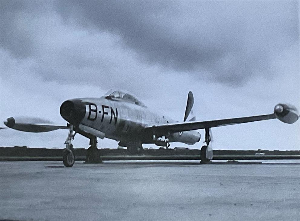 Republic F-84G Thunderjet var i operativ tjeneste i Norge fra 1952 til 1960.