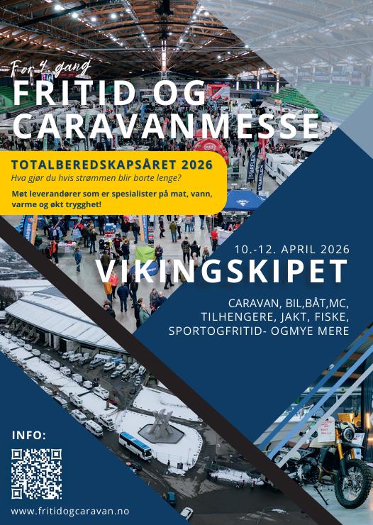 Plakat Fritid og Caravanmessen 2026
