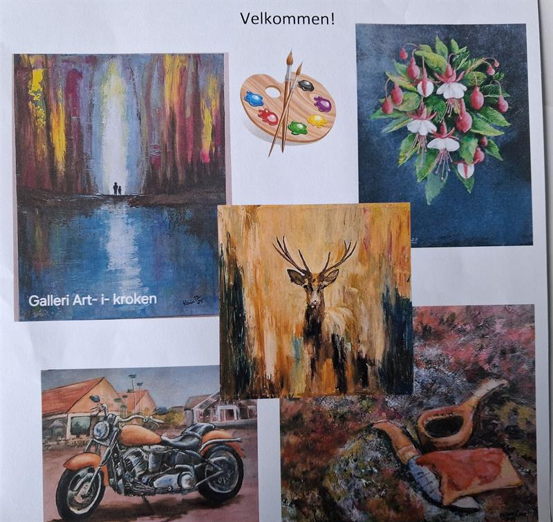 Plakat Jubileumsutstilling på Galleri Granheim
