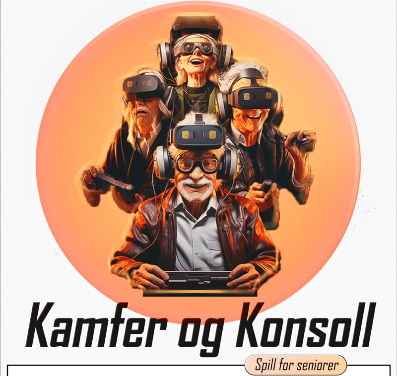 Plakat Dataspill for seniorer
