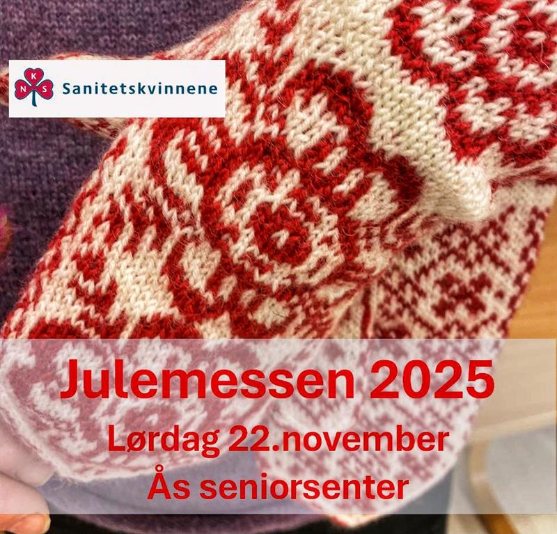 Plakat Sanitetsforeningens Julemesse