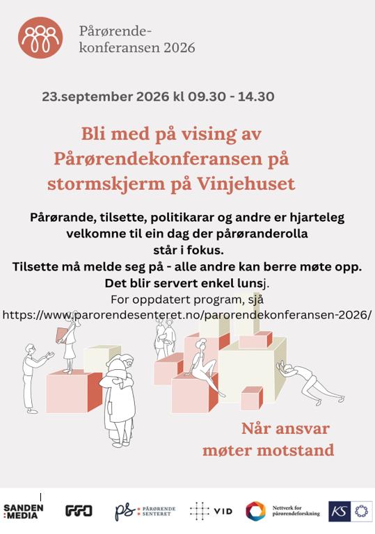 Pårørandekonferansen 2026 - Vest-Telemark.no