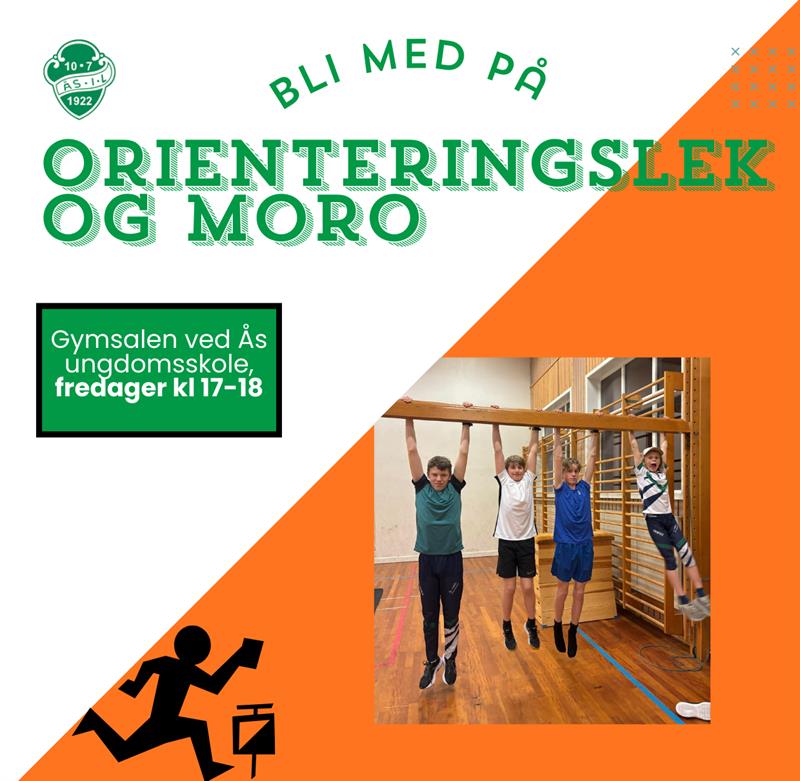 Plakat Orienteringslek og moro