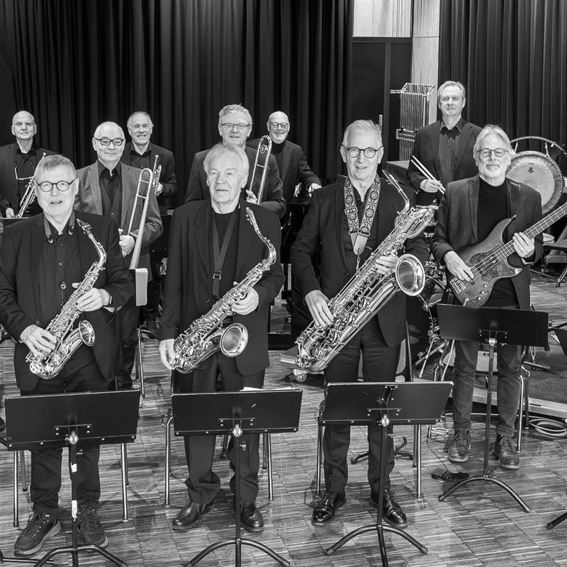 Plakat Storbandkonsert med Hamar Storband med solister