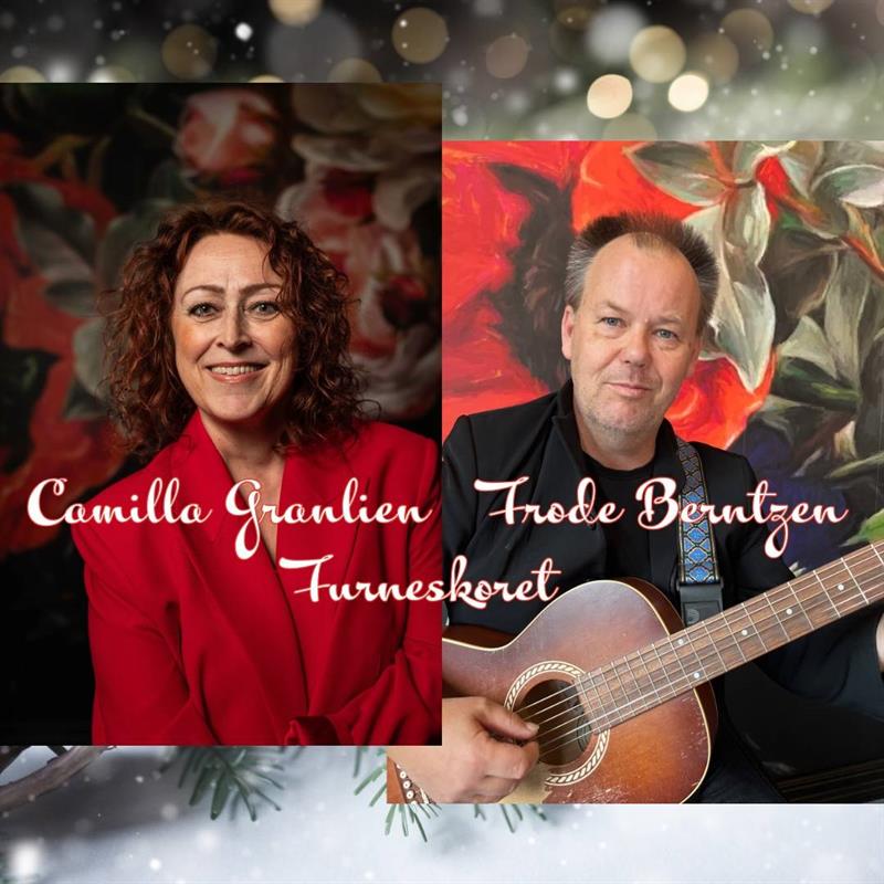 Plakat Julekonsert med Furneskoret, Frode Berntzen og Camilla Granlien
