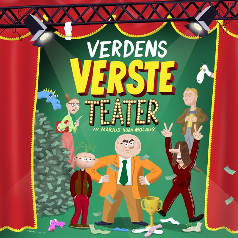 Plakat Verdens verste teater - Moelv kulturhus // Teater Innlandet