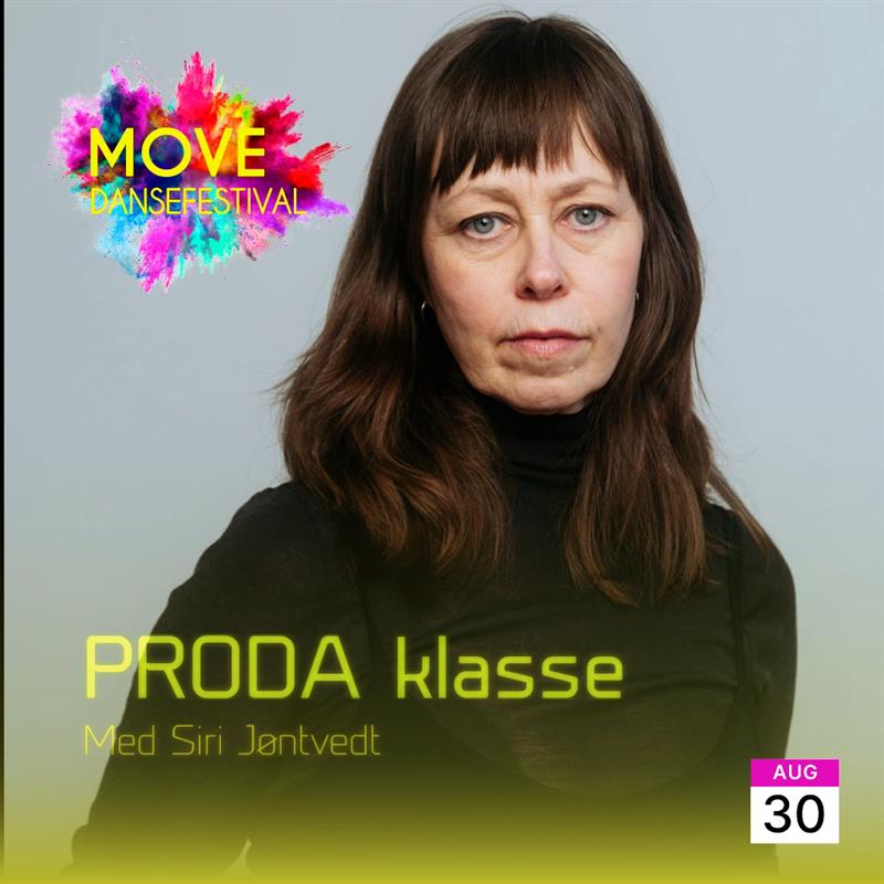 Plakat PRODA med Siri Jøntvedt