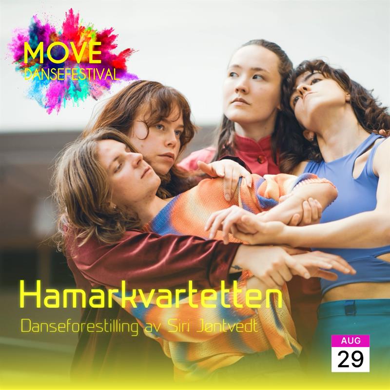 Plakat Hamarkvartetten - Danseforestilling av Siri Jøntvedt