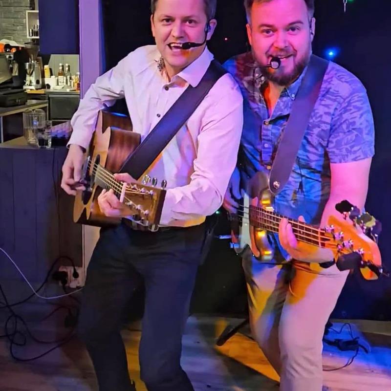 Plakat Vallset Samfunnshus - Romjulsfest 5. juledag med duoen 