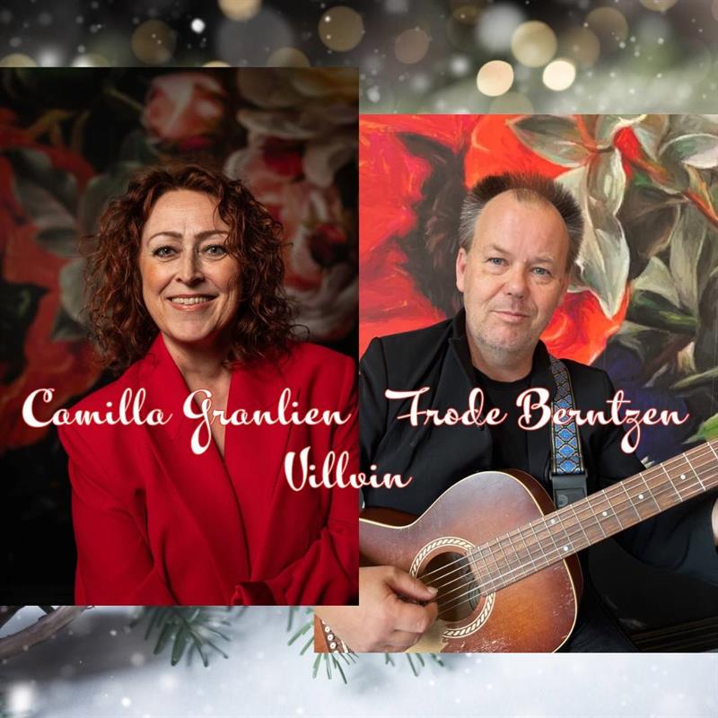Plakat Julekonsert med Villvin, Frode Berntzen og Camilla Granlien