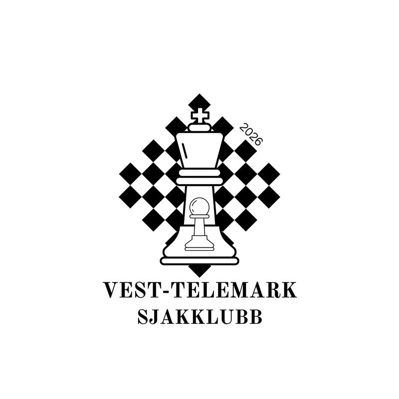Logo Vest-Telemark sjakklubb