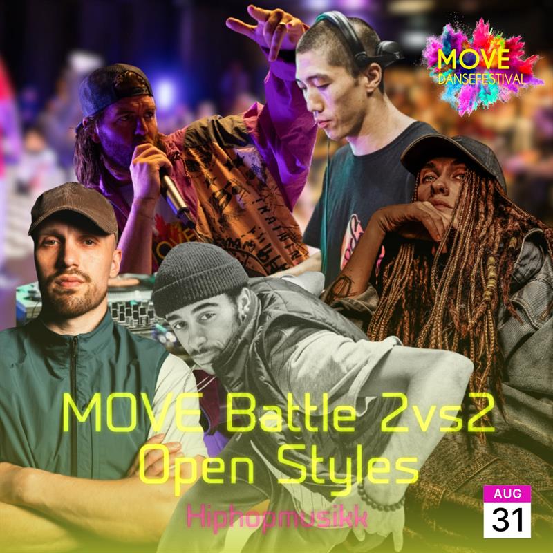 Plakat MOVE Battle 2vs2 Open Styles 2025