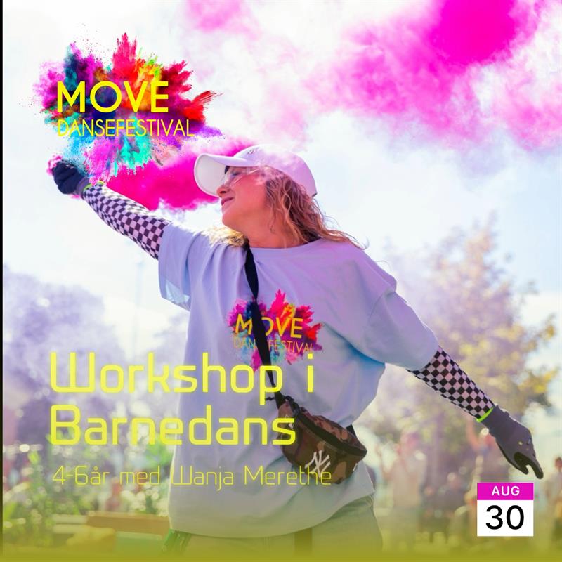 Plakat Workshop: Barnedans med Wanja Merethe Nerli