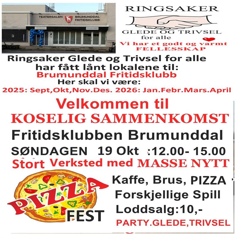 Plakat Ringsaker Glede og trivsel for alle