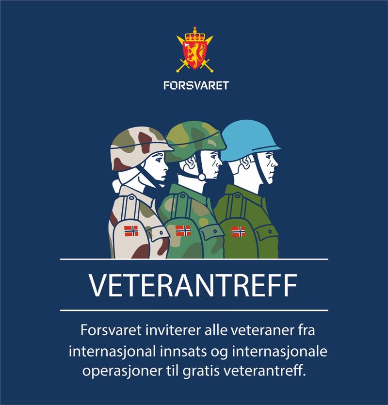 Plakat Forsvarets Veterantreff